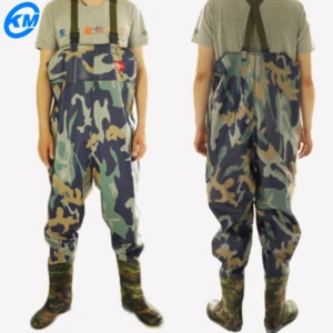 Good quality factory price Men&#39;s Camo Breathable Fishing Insulated Bootfoot Chest Waders