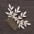 Import Good Quality Fashion Freshwater Pearl Hair Comb Plated Golden leaf headdress Wedding dress accessories Bridal jewelry from China