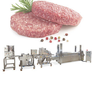 good quality Hamburger patty forming machine/ meat pie cutter/ chicken nugget production line