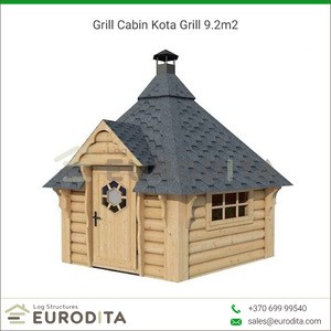 Good Quality Nordic Spruce Grill Cabin Kota Grill 9.2m2