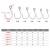 Import Gorgons SB-SJ48 high strength stainless fishing hook barbed hook seawater fishing hooks from China