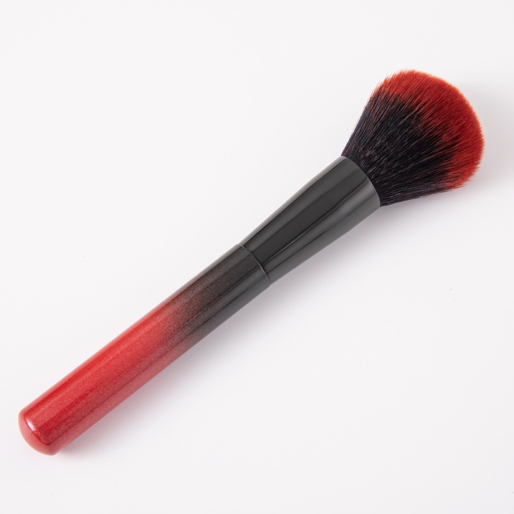 Gracedo New Arrivals Gothic Style Luxury Red Black Gradient Single Makeup Brush Set With Cosmetic Bag