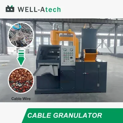 Granulator Machine Copper Grinding and Separator Machines Scrap Copper Wire Granulator