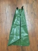 green color irrigation plastic tree watering bags 15 gallon and 20 gallon 420gsm pvc tarpaulin made