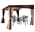 Green leisure ways metal luxury garden gazebo