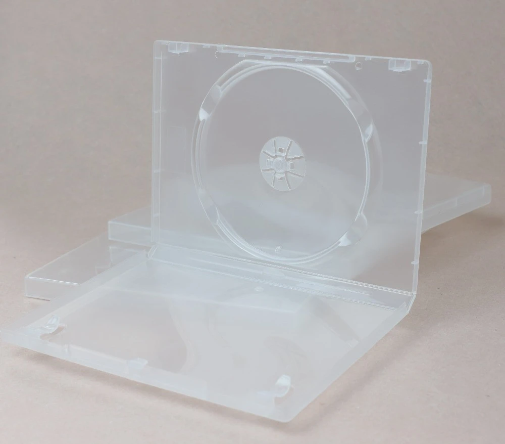 guangzhou factory customization plastic dvd case box