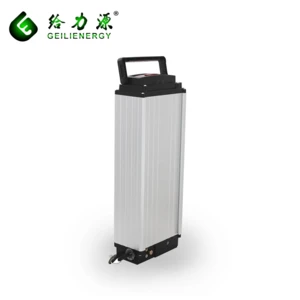 Guangzhou geilienergy electric bicycle rear rack battery 36v 10ah with high quality