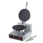 Guangzhou Kitchen Equipment Single Stainless Steel Commercial Electric Waffle Making Machine Waffle Baker Waffle Maker Factory