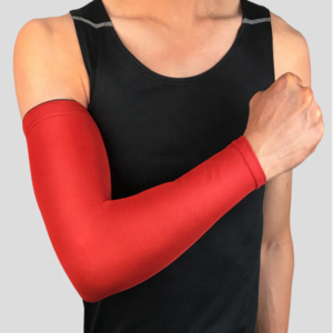 Gym elastic antiskid badminton tennis cover  arm sleeve elbow support