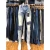 Import GZY Wholesale Denim Men Biker Jeans With Stock LotsLiquidation jeans men overstock clearance apparel from China