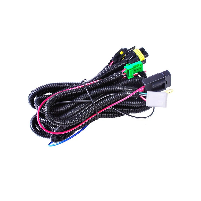 H11 Fog Light Wiring Harness Sockets Wire LED indicators Switch For Toyota