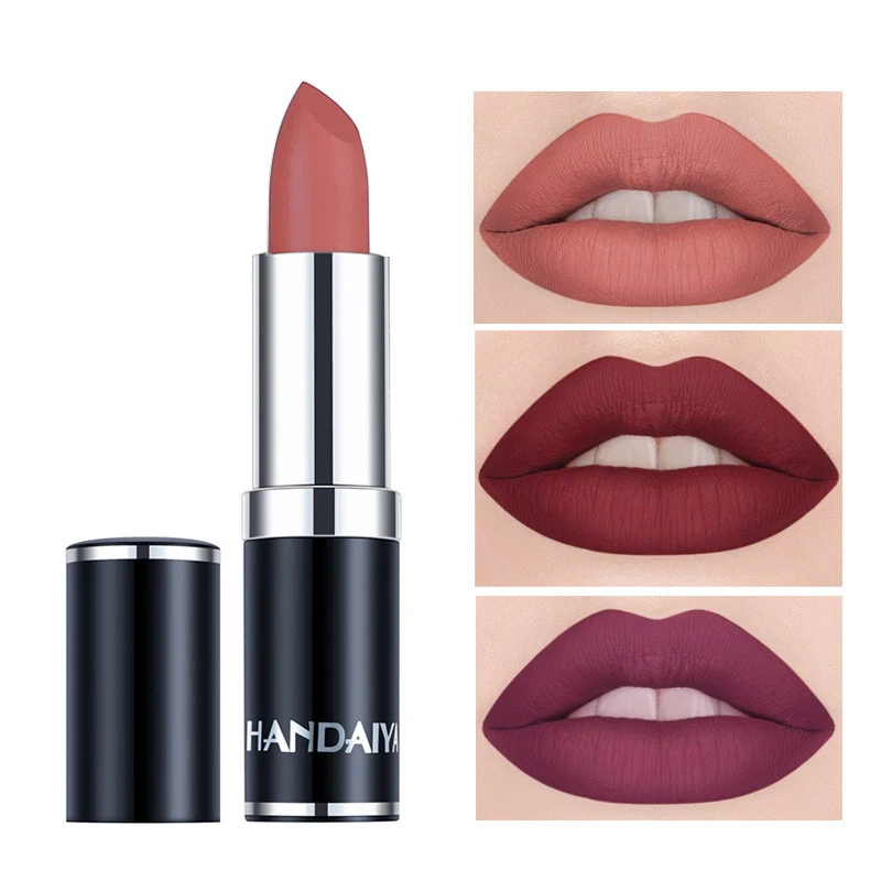 HANDAIYAN Matte Lipstick Long Lasting Lip Balm Velvet Moisturizing Lipstick