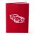 Import Handmade Laser Cut Red Classic Car 3D Pop Up Card Greeting Card from China