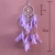 Import Handmade Pink Dream Catcher Feather Bead Hanging Decoration Home Girls Room Craft Dreamcatcher Wind Chimes Art Pendant from China