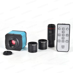HAYEAR 14MP HDMI Digital  Camera USB Industry Microscope Camera + Eyepiece adapter + 0.5xC-mount Lens