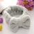 Import HCS 1PC Plush Cosmetic Headbands Soft Bowknot Flexible Hair Band Hairlace for Washing Face Shower Spa Makeup from China