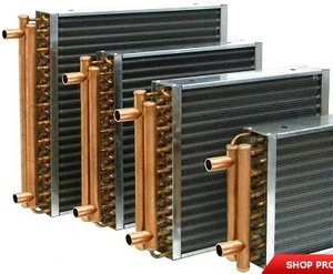 heat exchanger with fan 12v heater core with chiller for cooling system