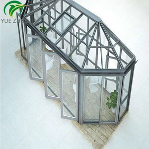 Heat- insulated aluminum sunrooms glass houses