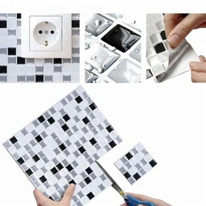 Heat transfer sticker peel and stick tile kitchen splash back multi-use epoxy vinyl mosaic