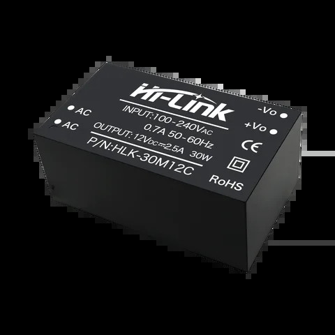 Buy Hi-link Ac-dc Hlk-30m12c Built-in Emc Circuit Isolated Power Supply ...