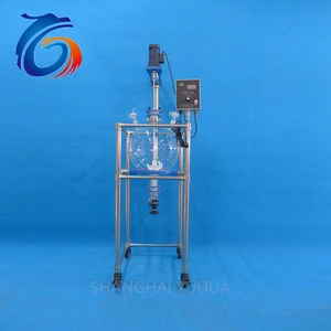 High Borosilicate Glass Liquid Extractor/ Separation Equipment with Agitator