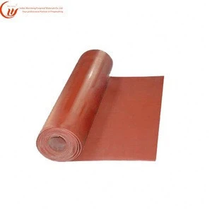 High durability silicone rubber coated impregnated fiberglass fabric cloth