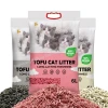 High End 2.0 mm Strong Clumping Flushable Natural Plants Cat Litter