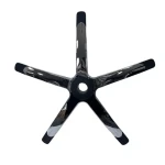 High-End Office Furniture Accessories Electroplated Plastic Chair Legs Office Furniture Accessories