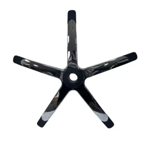High-End Office Furniture Accessories Electroplated Plastic Chair Legs Office Furniture Accessories