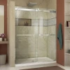 High intensity sliding glass safety heat resistant shower door