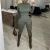 Import High Neck Solid Color Holes Long Sleeve Jumpsuits For Women Club Wear Cut-Out Jumpsuit 2021 Apparel -PT from China