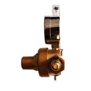 High pressure double tube argon gas regulator for steel cylinder