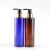 Import High Quality 500ml Custom Logo amber white Plastic Shampoo Bottle with pump from China