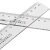 Import high quality  clear plastic 20cm ruler for school from China