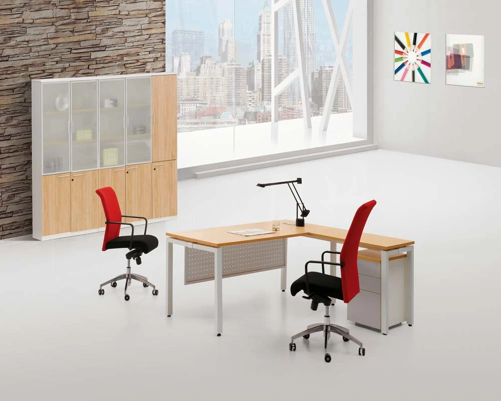 High Quality Commercial office furniture L Shaped Executive table