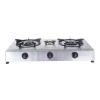 High quality cooking appliances 3 burner stainless steel camping portable gas stove