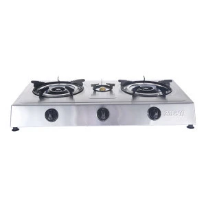 High quality cooking appliances 3 burner stainless steel camping portable gas stove