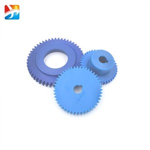 High quality customized nylon plastic helic worm gear spur gear plastic
