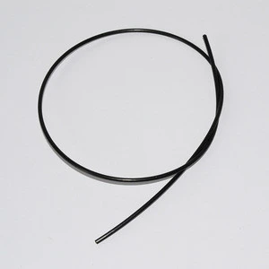 high quality end glow fiber optic cable with black jacket for swimming pool