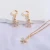 Import High Quality Fashion Design  Ice Out Zircon Stone Flower Hoop Earring Pendant Copper Jewelry Set Party Wedding For Women from China