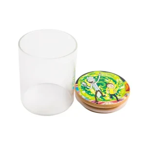 High Quality Glass Jar Airtight Seal Bamboo Lid Storage Container Tobacco Jars