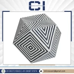 High Quality Luxury Style Antique Living Room Furniture Custom Made Bone Inlay Folder Table Stool for Bedroom