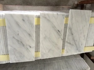 High quality Marble white modern decorative stair tread staircase