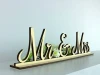 high quality mr and mrs wood letter wedding party supplies craft