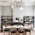 Import High quality niche creative design room living room chandelier cloth wood chandelier indoor pendant light from China