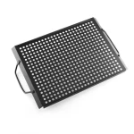 High Quality Non Stick Antirust 3713 Outdoor Camping Cookware Bbq Grilling Pan Barbecue Net Tray