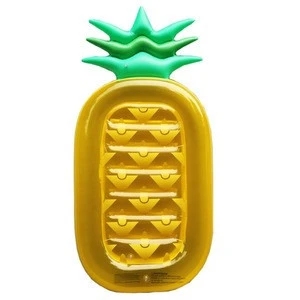 High quality Pineapple island inflatable float mat summer inflatable pineapple pool float  in Water Play Equipment