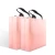 Import high quality pink laminated pp non woven fabric carry tote packing shopping bag from China