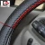 High quality pu leather needle steering wheel cover DIY car steering wheel cover