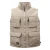 Import High quality reporter uniform windproof workmans pockets vests winter gilet mens vest from China